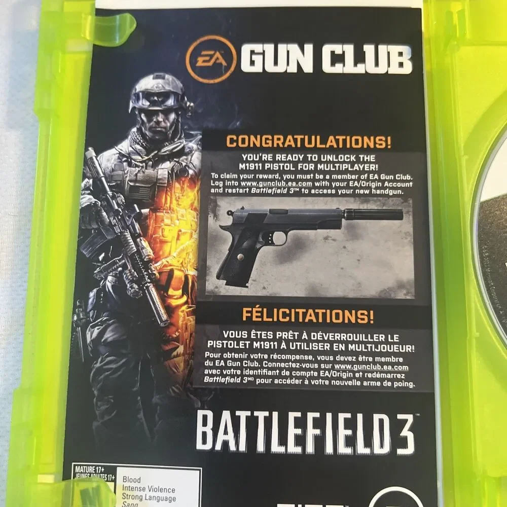 Battlefield 3 (Microsoft‎ Xbox 360, 2011)